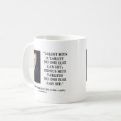 Schopenhauer Talent Genius heeft doelstellingen di Koffiemok (Voorkant links)