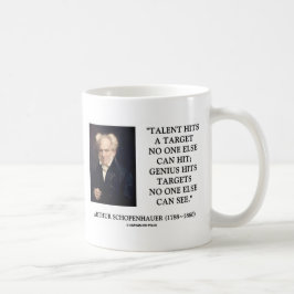 Schopenhauer Talent Genius heeft doelstellingen di Koffiemok