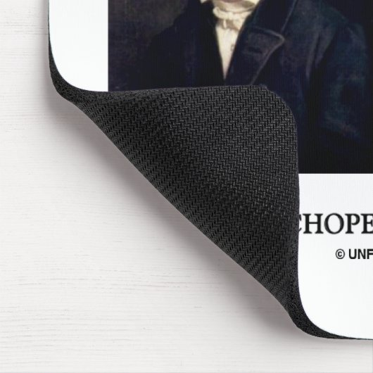 Schopenhauer Talent Genius heeft doelstellingen di Muismat (Hoek)