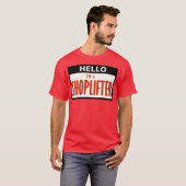 Schoplifter T-shirt (Voorkant volledig)