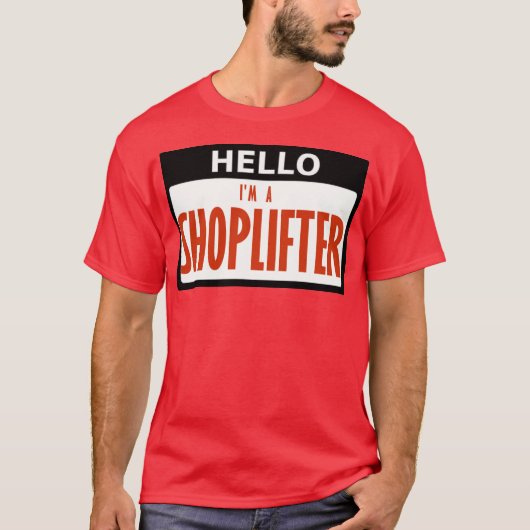 Schoplifter T-shirt (Voorkant)