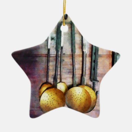 Schoppen en Spatels Keramisch Ornament (Voorkant)