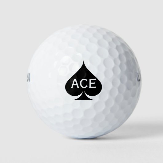 Schoppen, golfballen met aangepast monogram (Voorkant)