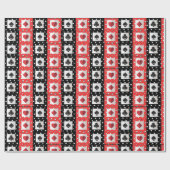 Schoppen, harten, diamanten, clubs die kaarten spe cadeaupapier (Vlak)