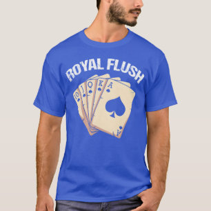 Schoppen kaartspel speler grappig meisje t-shirt