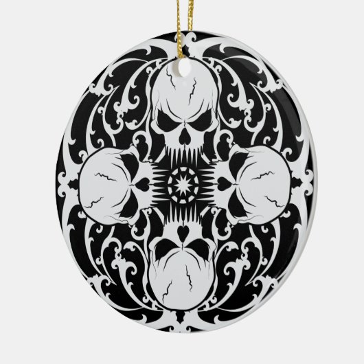 Schoppen Keramisch Ornament (Links)