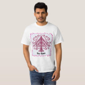 Schoppen poker T-shirt (Voorkant volledig)