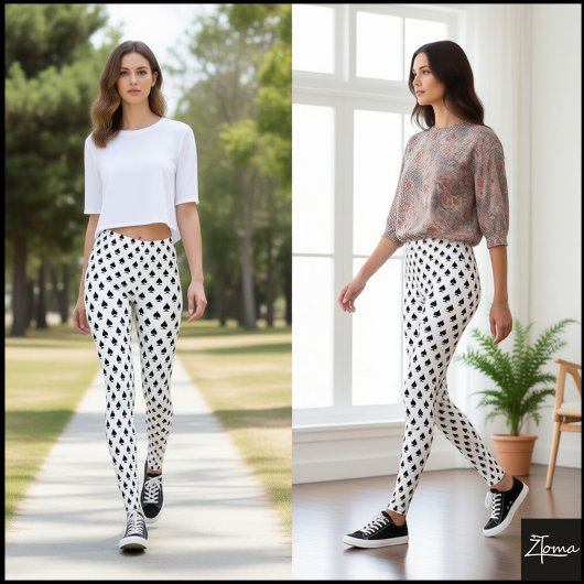 Schoppen Symbool Patroon Leggings