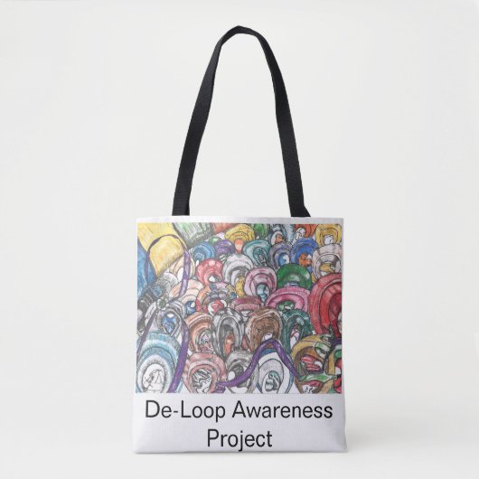 "Schoppen" Tote Bag (Voorkant)