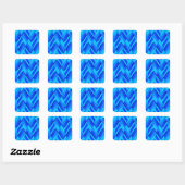 schoppen van blauwe stickers (Vel)