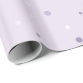 schoppen van paarse stippen cadeaupapier (Rol Hoek)