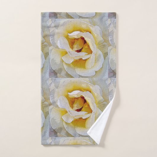 schoppen van wit tot geel bad handdoek (Handdoek)