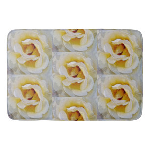 schoppen van wit tot geel badmat