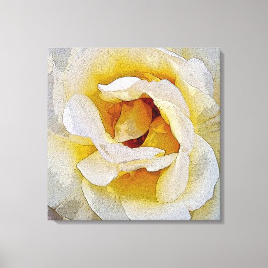 schoppen van wit tot geel canvas afdruk (Voorkant)