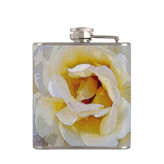 schoppen van wit tot geel heupfles (Achterkant)