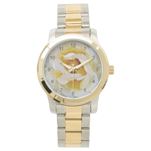schoppen van wit tot geel horloge (Voorkant)