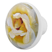 schoppen van wit tot geel keramische knop (Rechts)