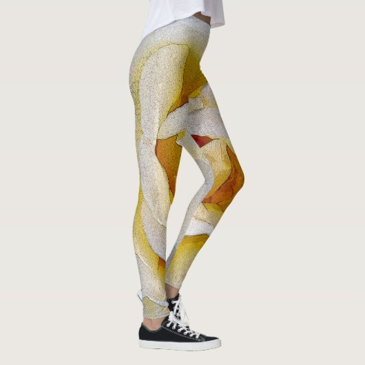schoppen van wit tot geel leggings (Rechts)