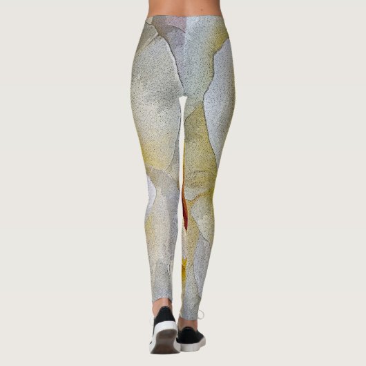 schoppen van wit tot geel leggings (Achterkant)