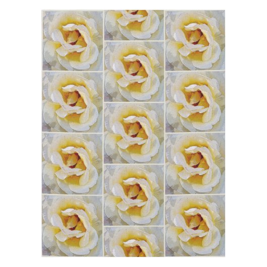 schoppen van wit tot geel tafelkleed (Voorkant)