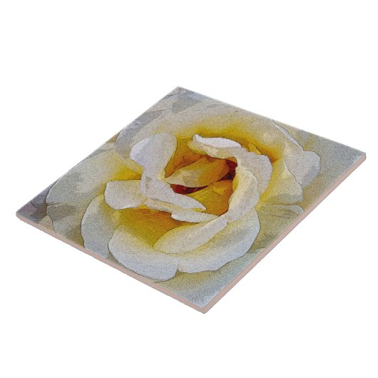 schoppen van wit tot geel tegeltje (Zijkant)