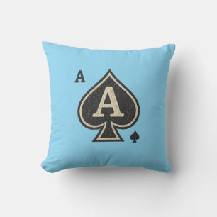  Schoppenaas - Distressed Poker Crest Kussen
