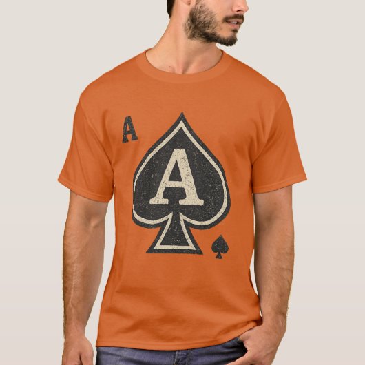  Schoppenaas - Distressed Poker Crest T-shirt (Voorkant)