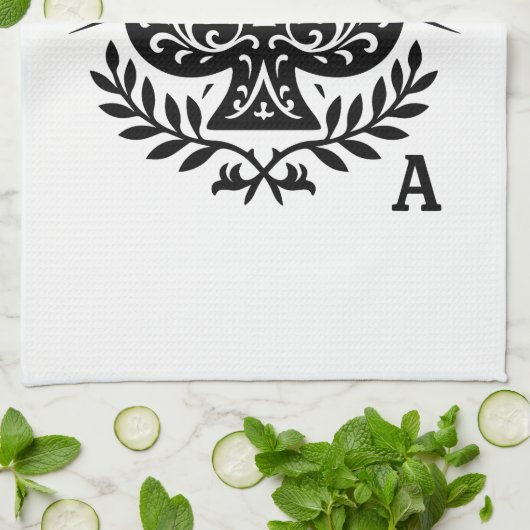 Schoppenaas - Filigree Star & Laurel Theedoek (Gevouwen)