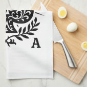 Schoppenaas - Filigree Star & Laurel Theedoek (Quarter Fold)