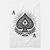 Schoppenaas - Filigree Star & Laurel Theedoek (Verticaal)