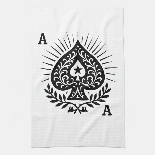 Schoppenaas - Filigree Star & Laurel Theedoek (Verticaal)