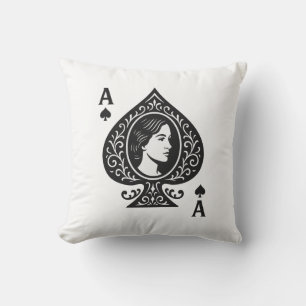 Schoppenaas - Lady Cameo filigraan embleem Kussen