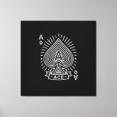 Schoppenaas - Monoline Sunburst Embleem Canvas Afdruk (Voorkant)