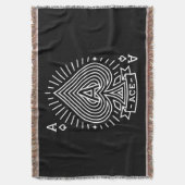 Schoppenaas - Monoline Sunburst Embleem Deken (Voorkant Verticaal)