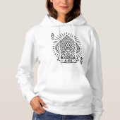 Schoppenaas - Monoline Sunburst Embleem Hoodie (Voorkant)