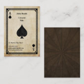 schoppenaas visitekaartje (Voorkant / Achterkant)