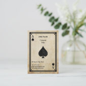 schoppenaas visitekaartje (Staand voorkant)