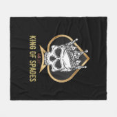 Schoppenkoning Fleece Deken (Voorkant (Horizontaal))