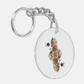 Schoppenkoning Sleutelhanger (Voorkant Links)