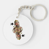 Schoppenkoning Sleutelhanger (Achterkant)