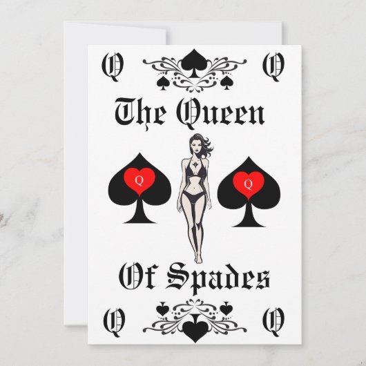 Schoppenkoningin Tarot Kaart Thunder_Cove (Voorkant)