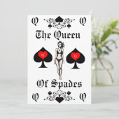 Schoppenkoningin Tarot Kaart Thunder_Cove (Staand voorkant)