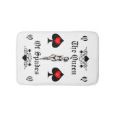 Schoppenkoningin Tarot Kaart Thunder_Cove Badmat (Voorkant)