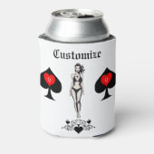 Schoppenkoningin Tarot Kaart Thunder_Cove Blikjeskoeler (Blikje Achterkant)