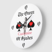 Schoppenkoningin Tarot Kaart Thunder_Cove Grote Klok (Hoek)