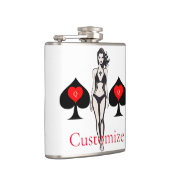 Schoppenkoningin Tarot Kaart Thunder_Cove Heupfles (Rechts)