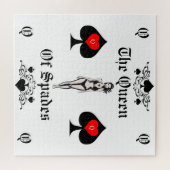 Schoppenkoningin Tarot Kaart Thunder_Cove Legpuzzel (Horizontaal)