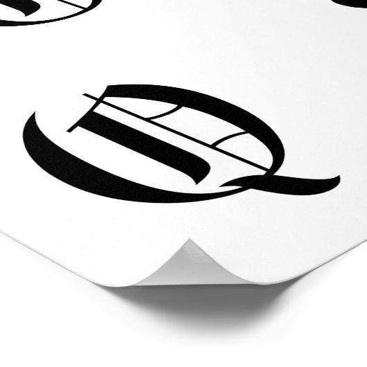 Schoppenkoningin Tarot Kaart Thunder_Cove Poster (Hoek)