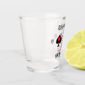 Schoppenkoningin Tarot Kaart Thunder_Cove Shot Glas (Links)