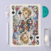 Schoppenkoningin Wonderland Decoupage Tissuepapier (Craft)